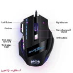 ماوس گیمینگ کاکوسیگا مدل KSC-568