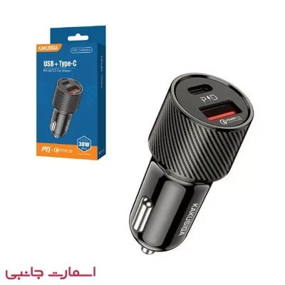 شارژر فندکی کاکوسیگا 38 وات مدل KSC-677